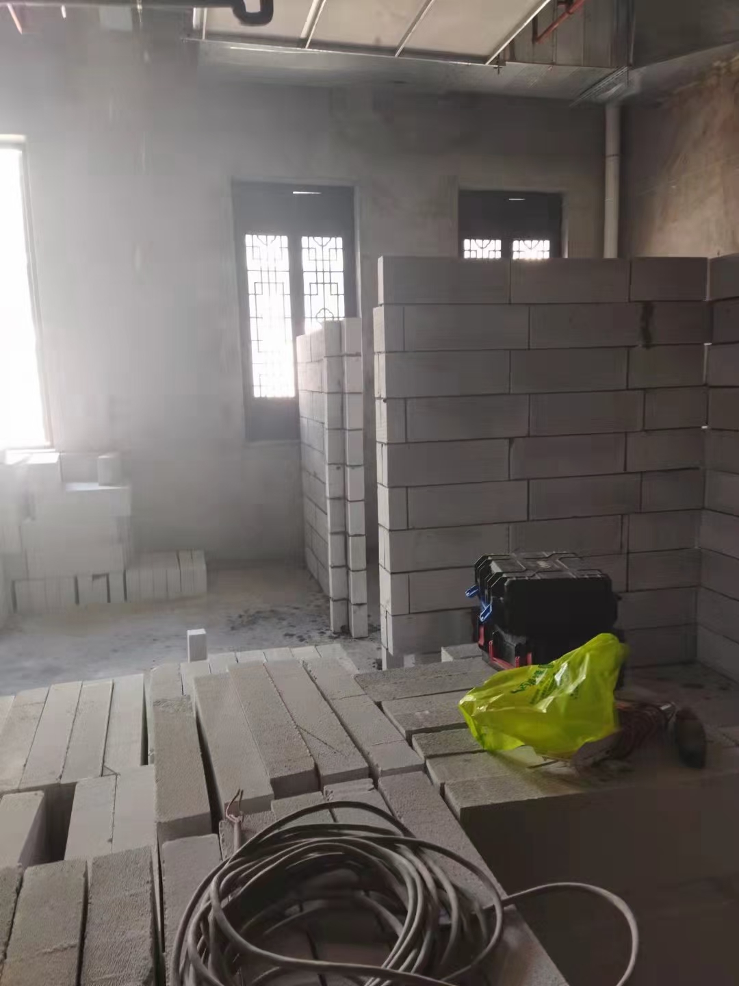 加气砖/轻质砖隔墙施工